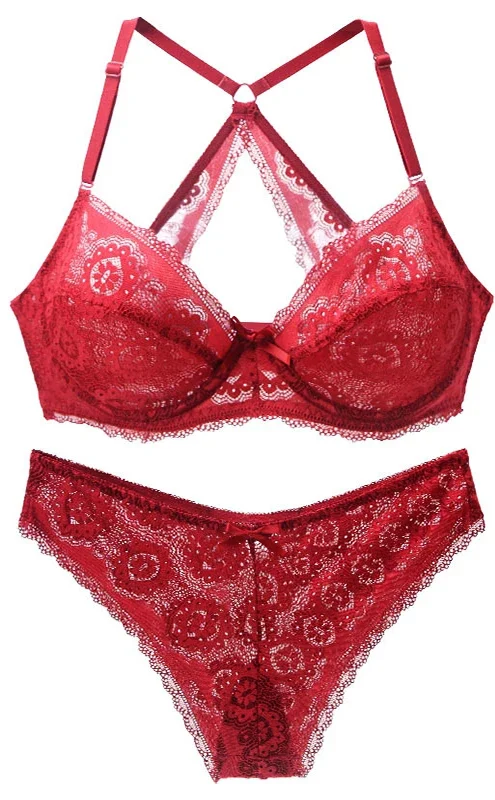 Сет гаће и грудњак са жицом 28А – 52G – црвена, 28a