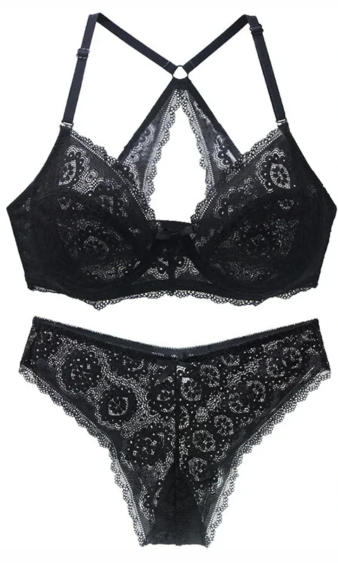 Сет гаће и грудњак са жицом 28А – 52G – црна, 28a