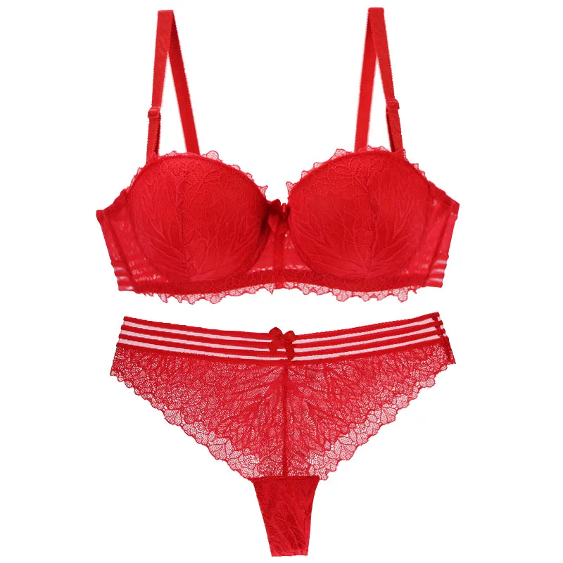 Сет танга гаће и грудњак са жицом 28А – 52G – црвена, 28a