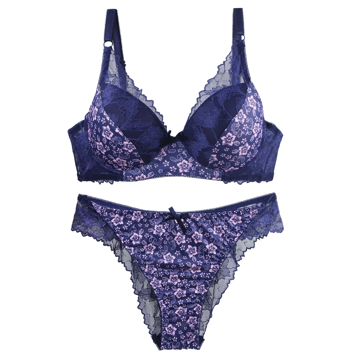Сет грудњак и гаће са жицом 28А – 50G – плава, 28a